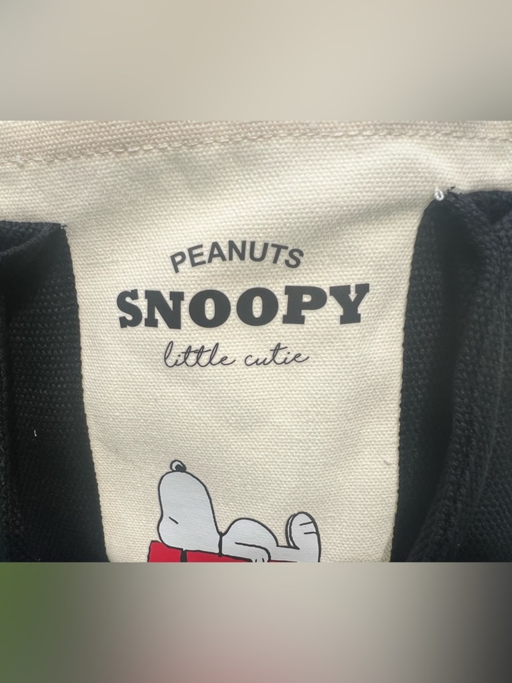 Peanuts x Miniso Snoopy Canvas Tote - LAST ONE - Picture 2 of 7